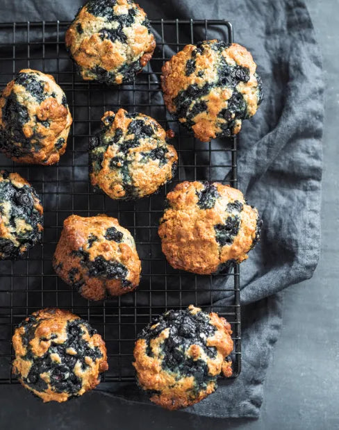 Blueberry & Banana Healthy Muffins